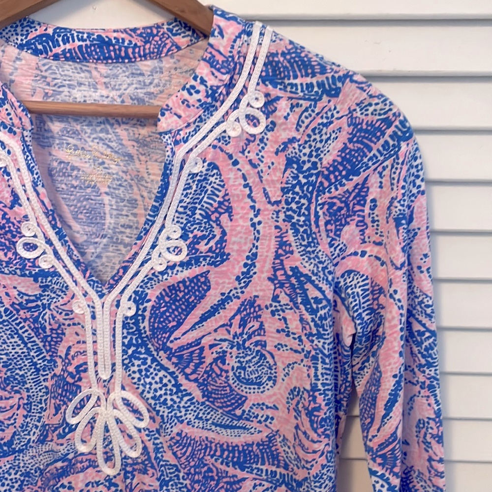 Lilly Pulitzer Tunic 3/4 sleeve size XS